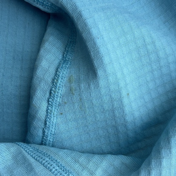 Patagonia R1 Jacket Womens Large Blue Grid Fleece Full Zip Lightweight Hiking - Picture 14 of 16